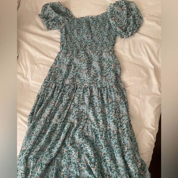 Astr The Label Blue Floral Dress - Picture 4 of 5